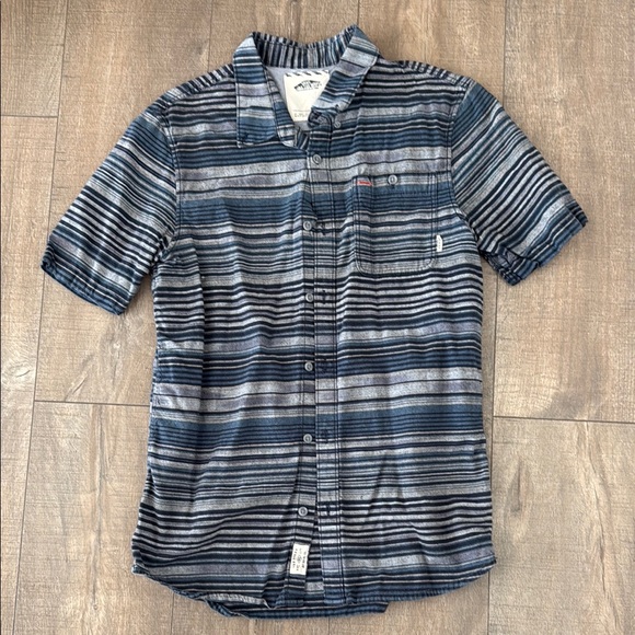 Van’s Men's Striped Button up Shirt - Picture 1 of 4